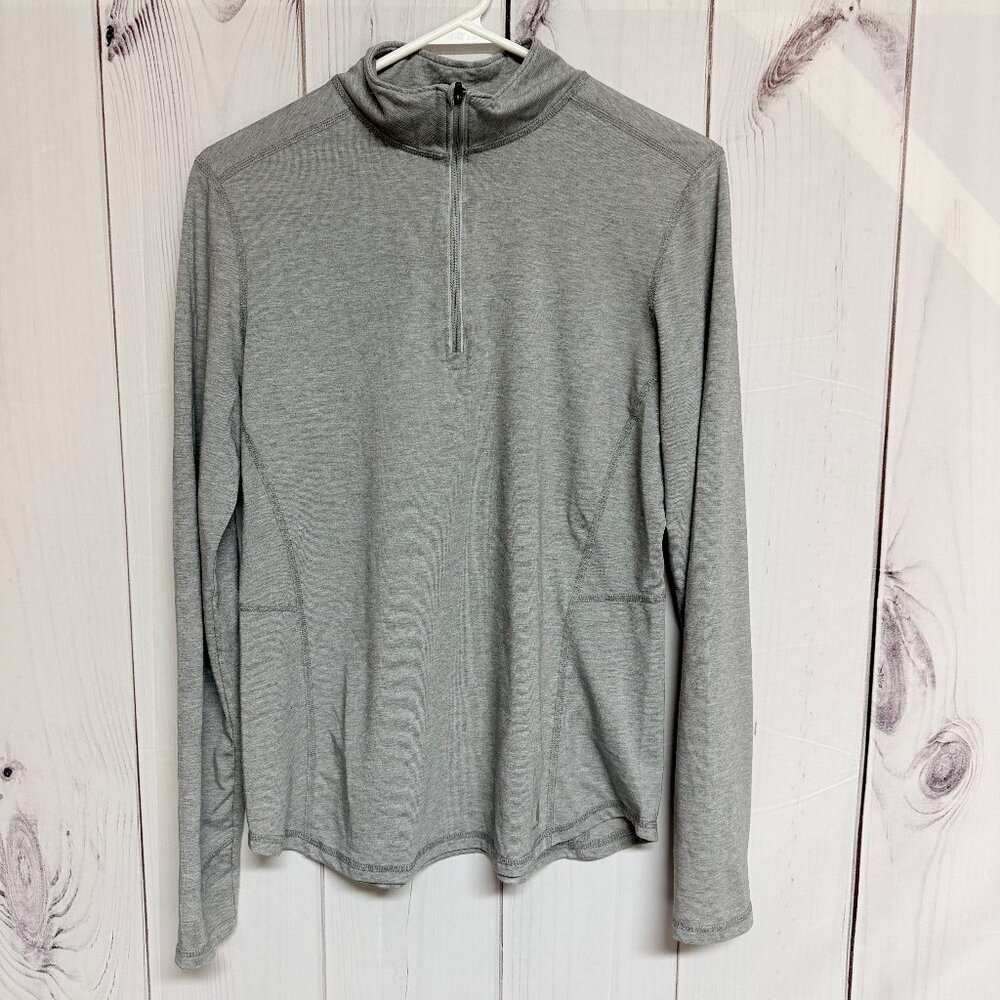 Carhartt Women’s Force 1/4 Zip‎ Medium Gray Performance EUC
